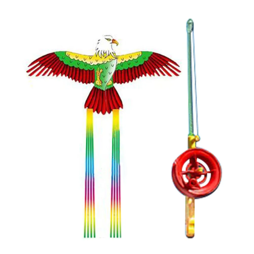 30 Meter Kunststoff-Adlerdrachen, dynamischer Papagei, Adler, Schwalbe, Flugzeug, fliegende Vogeldrachen, Kinder, Geschenk, DIY-Spielzeug, große Adlerdrachen