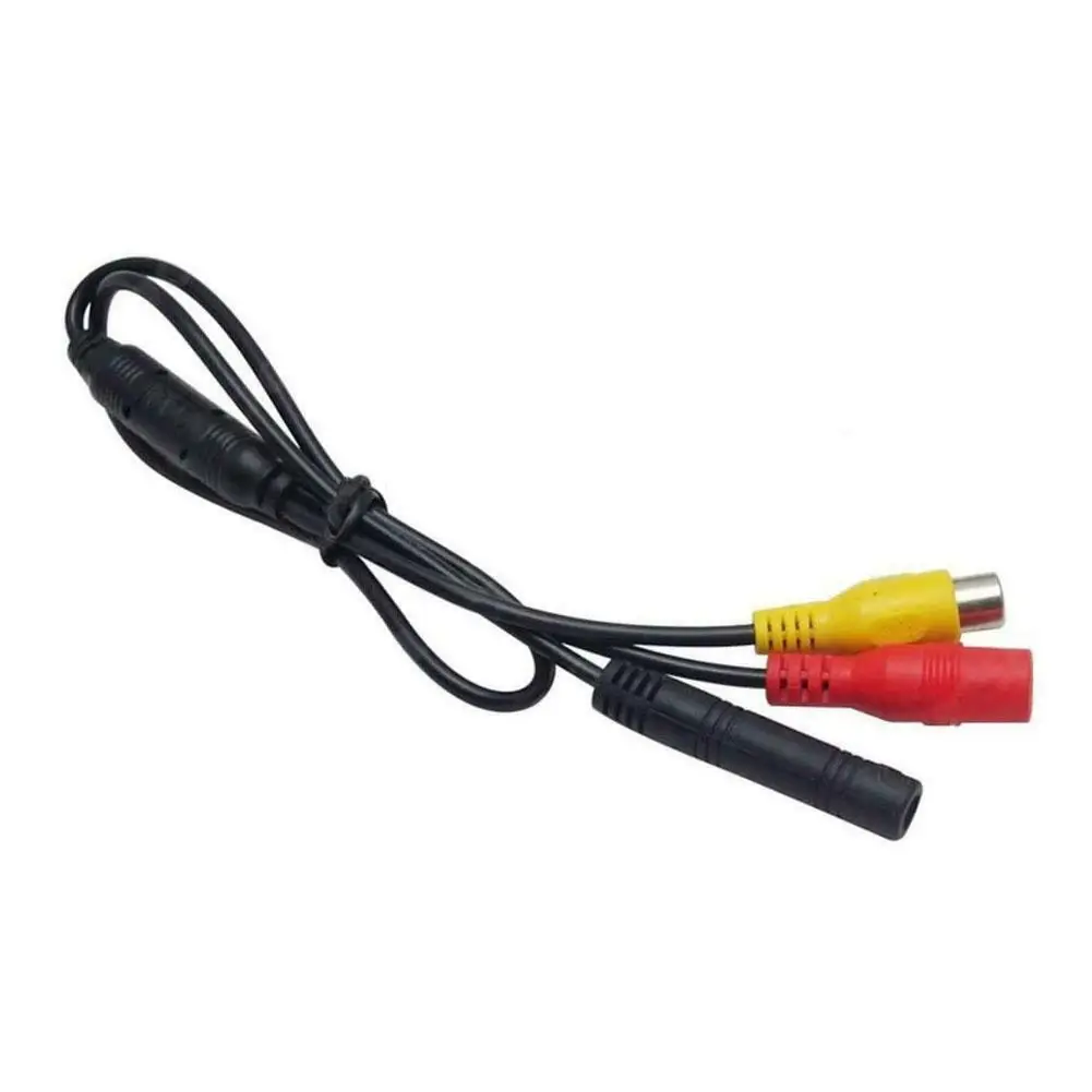 4-Pin Male To CVBS Female Connector Wire Harness HD Monitor Vehicle Rear View/Back Up Camera Wire Connector Cord