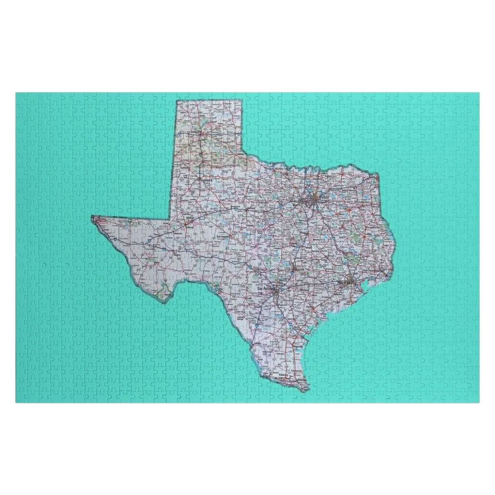 

Texas Roadmap Jigsaw Puzzle Jigsaw Pieces Adults Name Wooden Toy Customizable Child Gift Custom Name Wood Puzzle