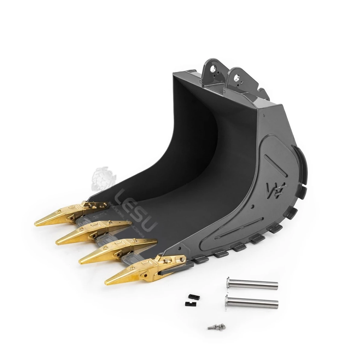 

Lesu Model Metal Original Bucket for 1:14 RC Excavators Lesu 956 Excavator