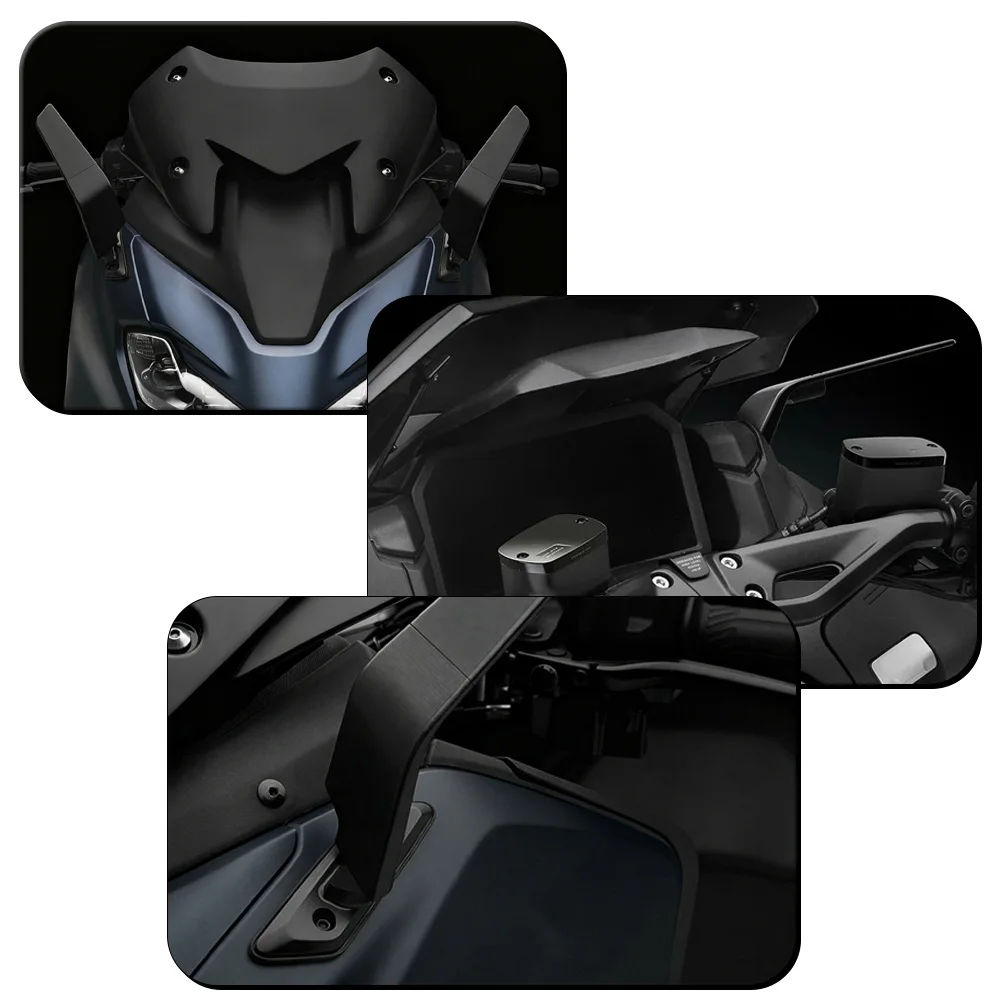 TMAX 560 2020-2026 New Motorcycle Rear View Mirrors Adjustable Aluminum Mirror Accessories For YAMAHA T-MAX560 T-MAX 560 TMAX560