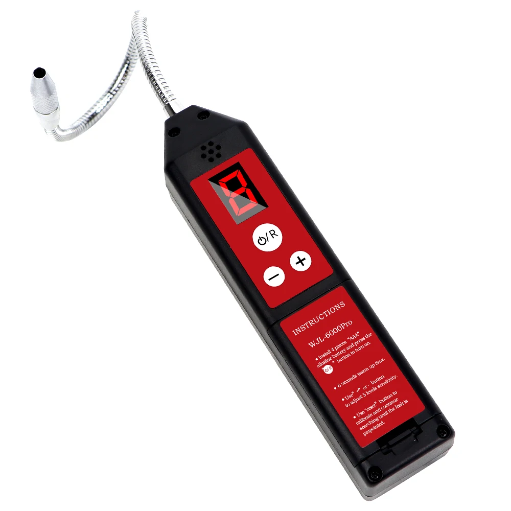 ذكي كاشف تسرب الهالوجين الفريون CFC HFC اختبار تسرب الغاز مراقبة الهواء تكييف R22a R134a الغاز متر مع مصباح ليد #1