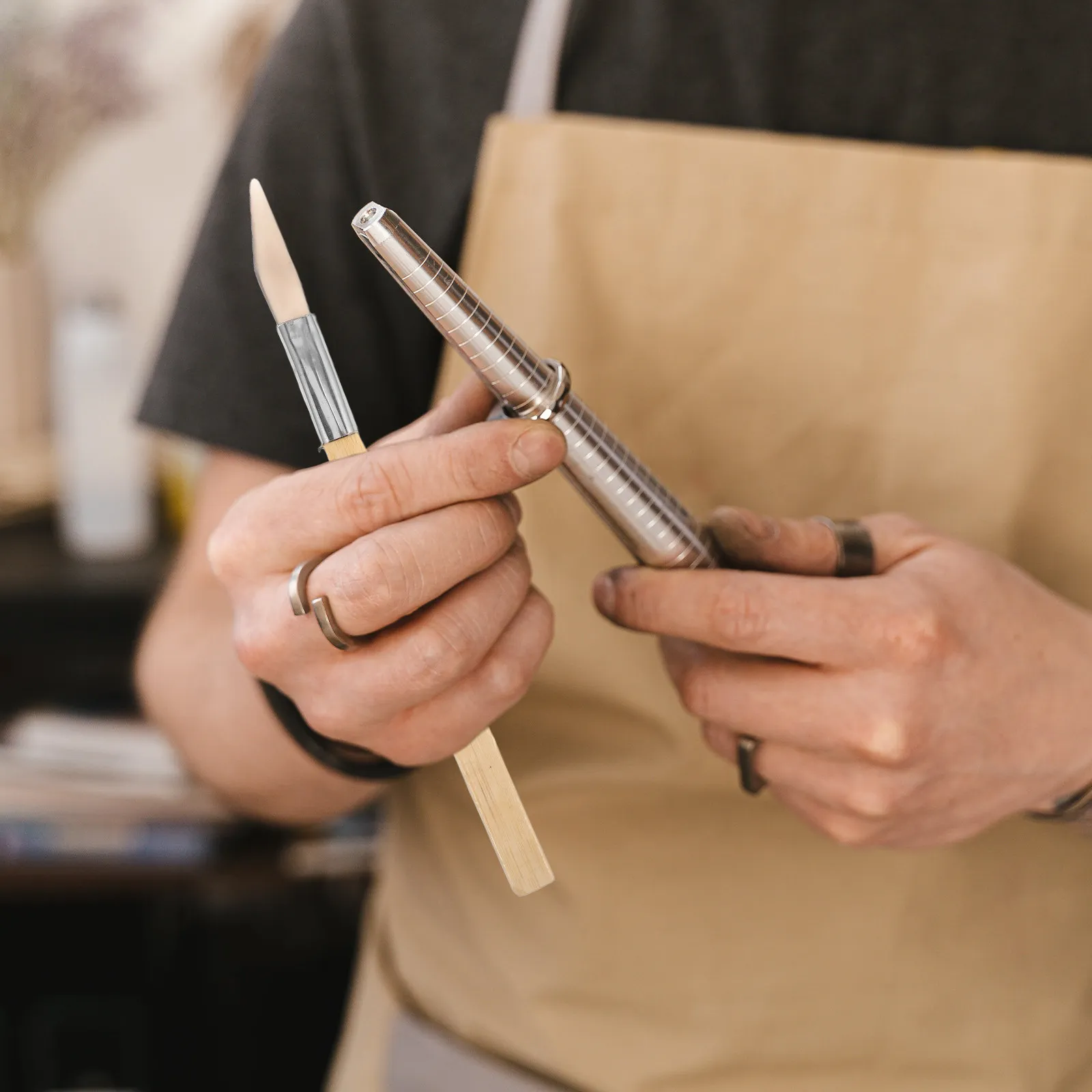 

Полировальный инструмент с деревянной ручкой и агатовым камнем для ювелирных изделий из золота и серебра, ручной полировщик, инструмент для полировки для мастеров