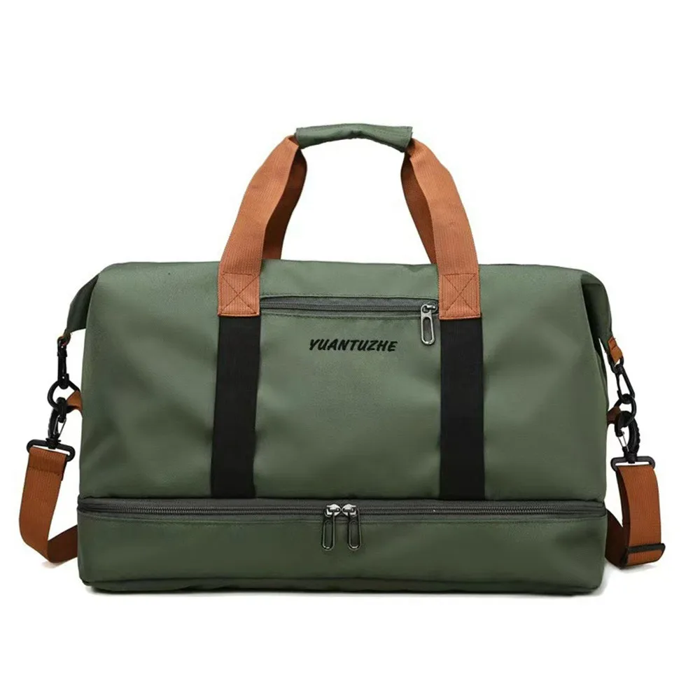 

Separate Wet Dry Portable Gym Bag Waterproof Design Large Capacity Gym Suitcase Portable Handle Fitness Bag