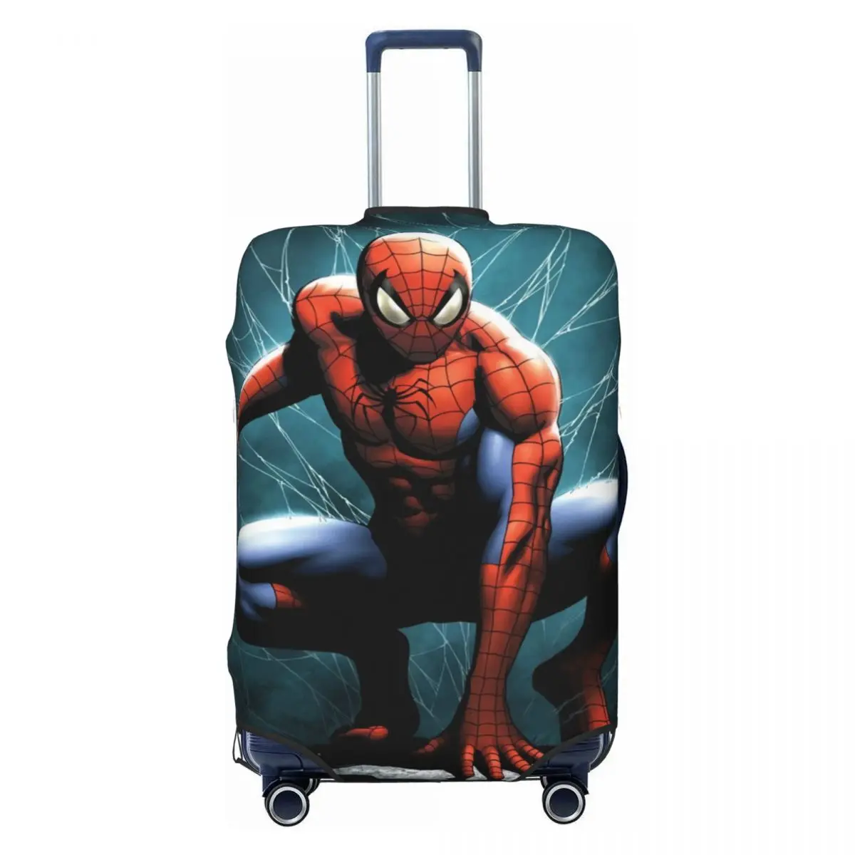 

Custom Spiders Movie Mans Superhero Suitcase Cover Washable Luggage Protective Covers for 18-32 inch