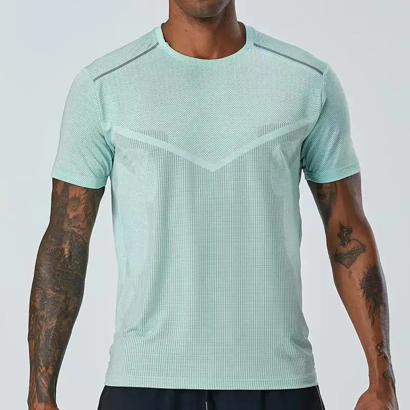 Men Compression Running Short Base T Shirt Male Fitness Sport Basketball Football Gym Camping Hiking Riding Tee Clothes B19 image 5