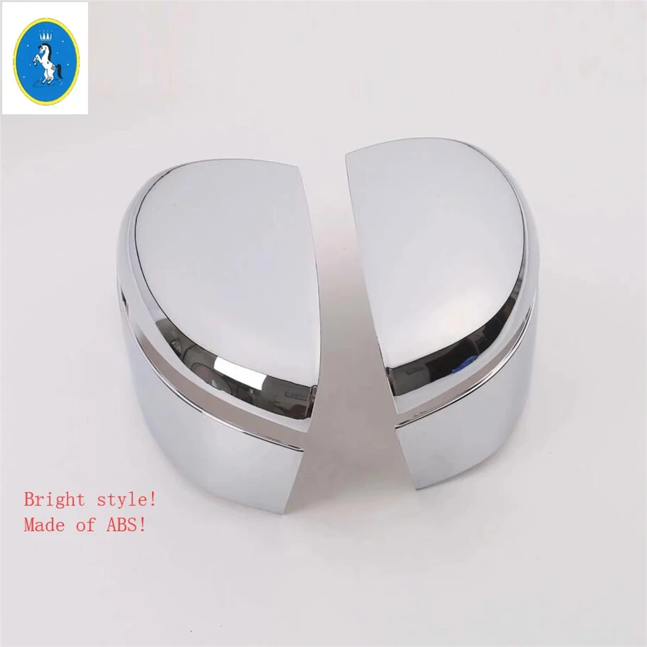 

For Nissan rogue / x-trail 2014 - 2020 ABS Car Rearview Mirror Shell Decor Cover Trim Chrome / Carbon Fiber Exterior Accessories