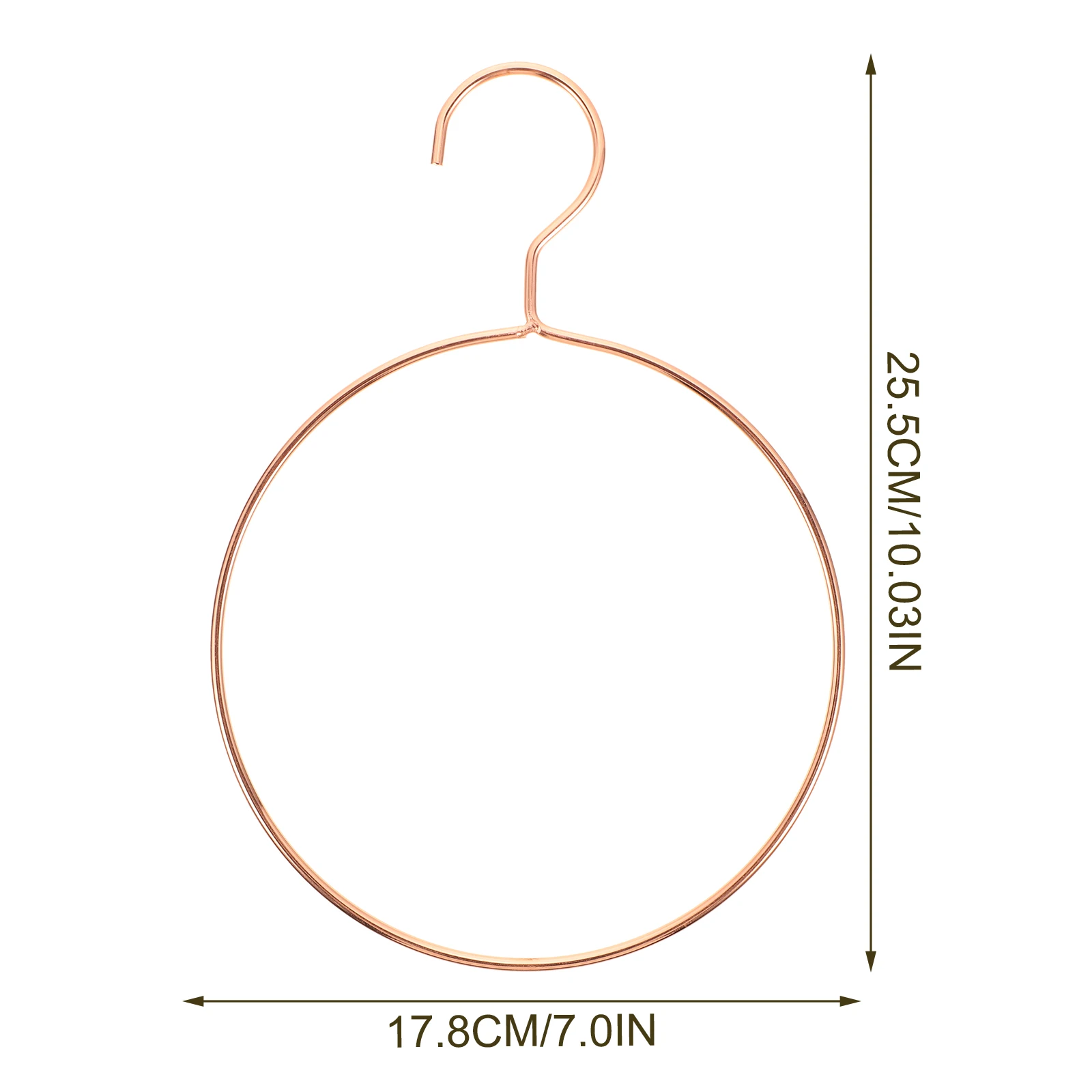 

4Pcs Round Ring Scarf Hanger Heavy Duty Metal Hanger for Closet Shawls Scarves and Ties Storage Organizer Home Bedroom Bathroom