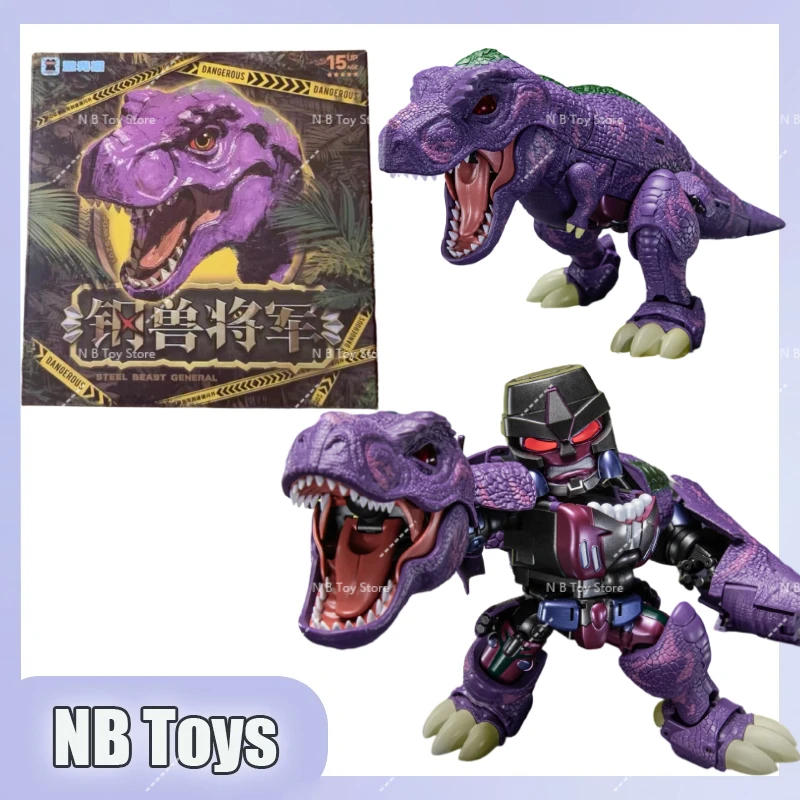 

【IN STOCK NOW】Transformation Steel Head Best Park JGM-SZ01 JGMSZ01 General Tyrannosaurus Dinosaur 20CM Action Figure