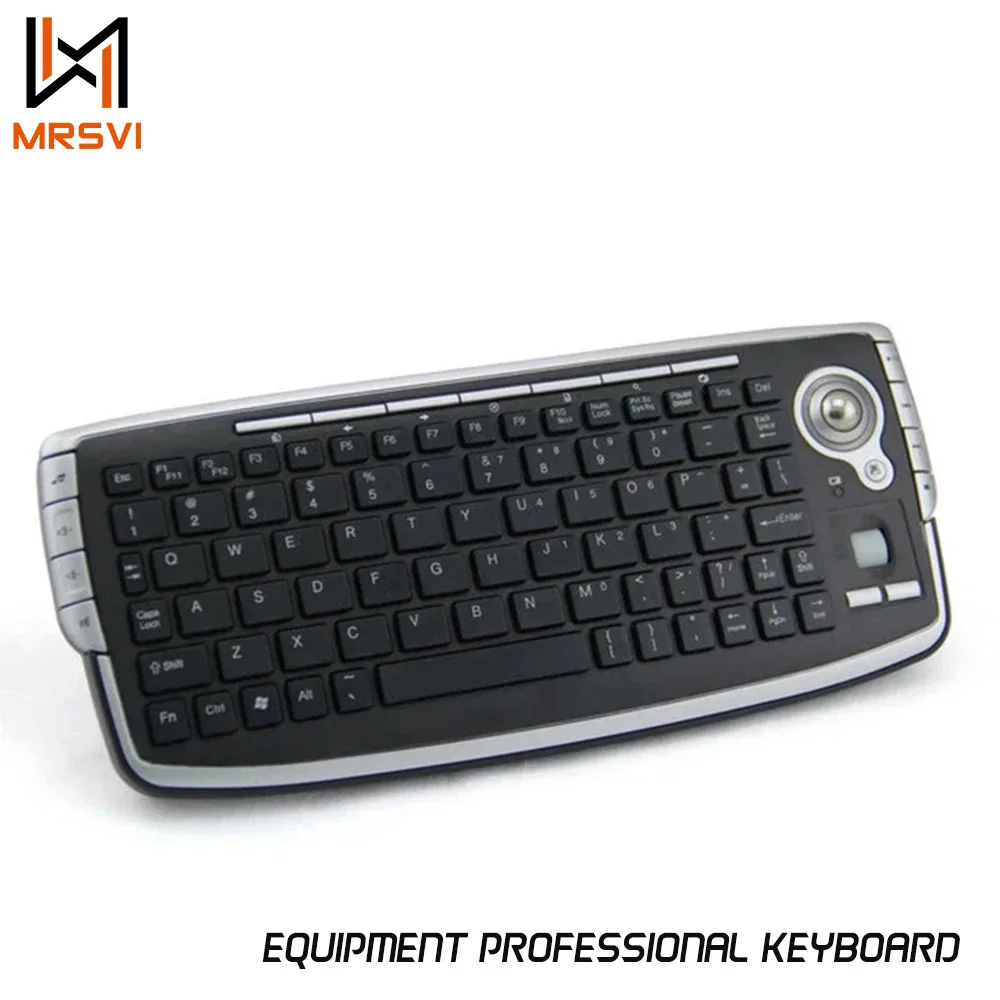 

MRSVI Мини-клавиатура 2,4G Беспроводная портативная USB-клавиатура с колесом прокрутки Мини-USB-клавиатура для ноутбука TV Box PC