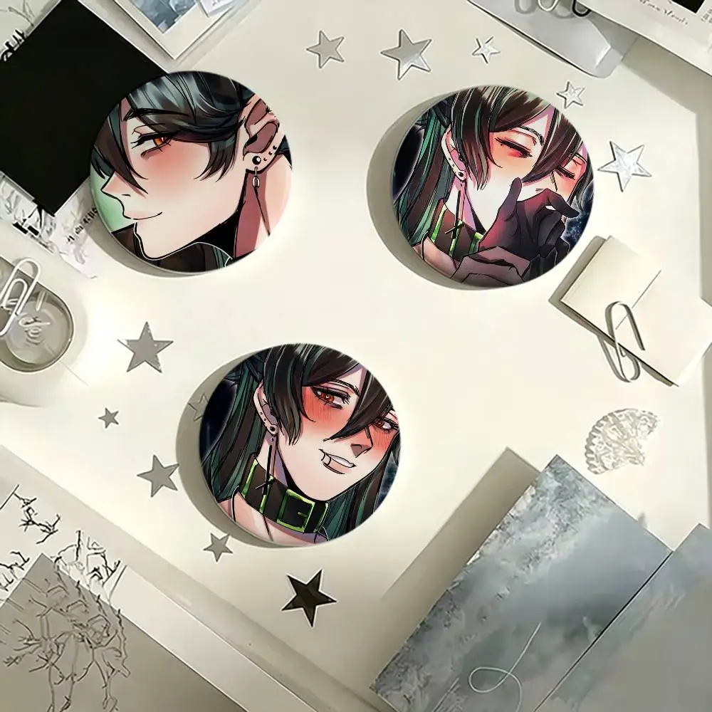 

s-sol the kid at the back-k Badges Creative Tinplate Button PinsBrooch Badge Clothes Backpack