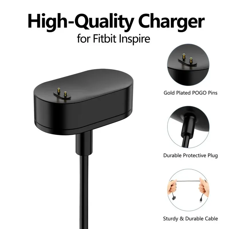 

For Fitbit inpsire/inspire HR/Ace 2 charger USB charger smart watch charging cable replacement charger 3.3ft