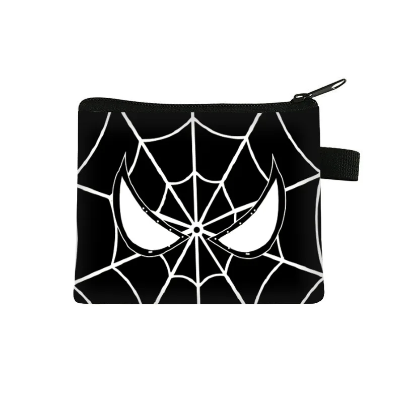 

Периферийные устройства персонажей Человека-паука с ядом Marvel, короткие кошельки, креативная красивая индивидуальная сумка для хранения мелочей для мальчиков, праздничные подарки