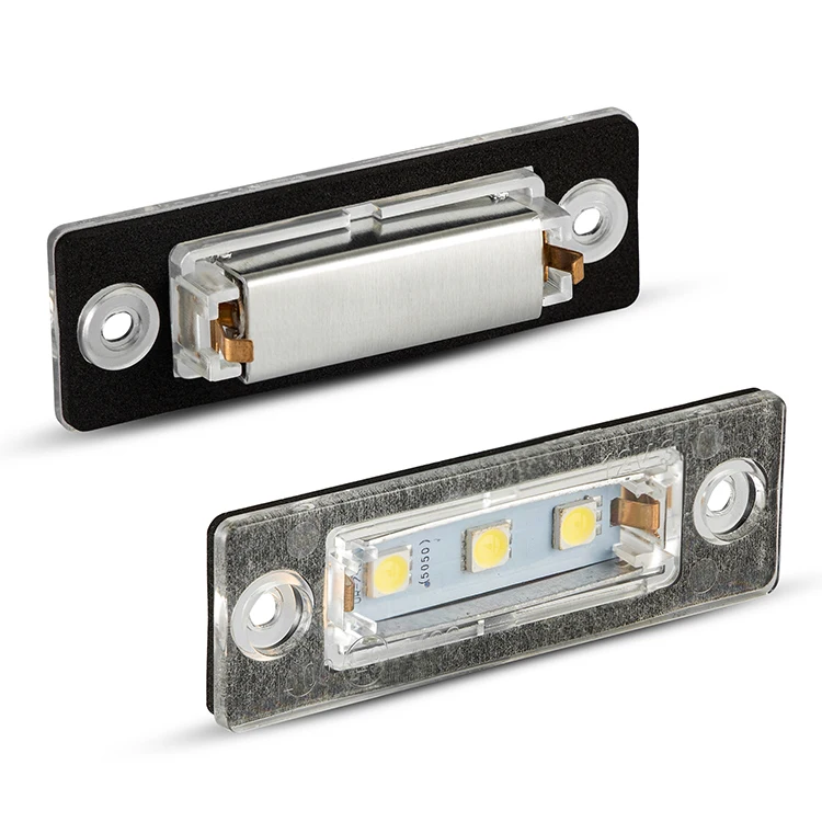 2pcs Car LED License Number Plate Lights for VW Caddy 2K Jetta 1K2 Golf Plus 5M1 521 Touran 1T1 1T2 1T3 2003-2010