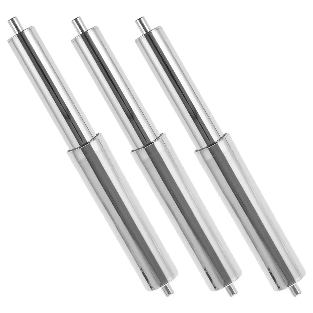 3Pcs Toilet Paper Holder Bar Replacement Rod Spring Loaded Metal Spindle for Custom Fit Rolls Space Saving Bathroom Accessory