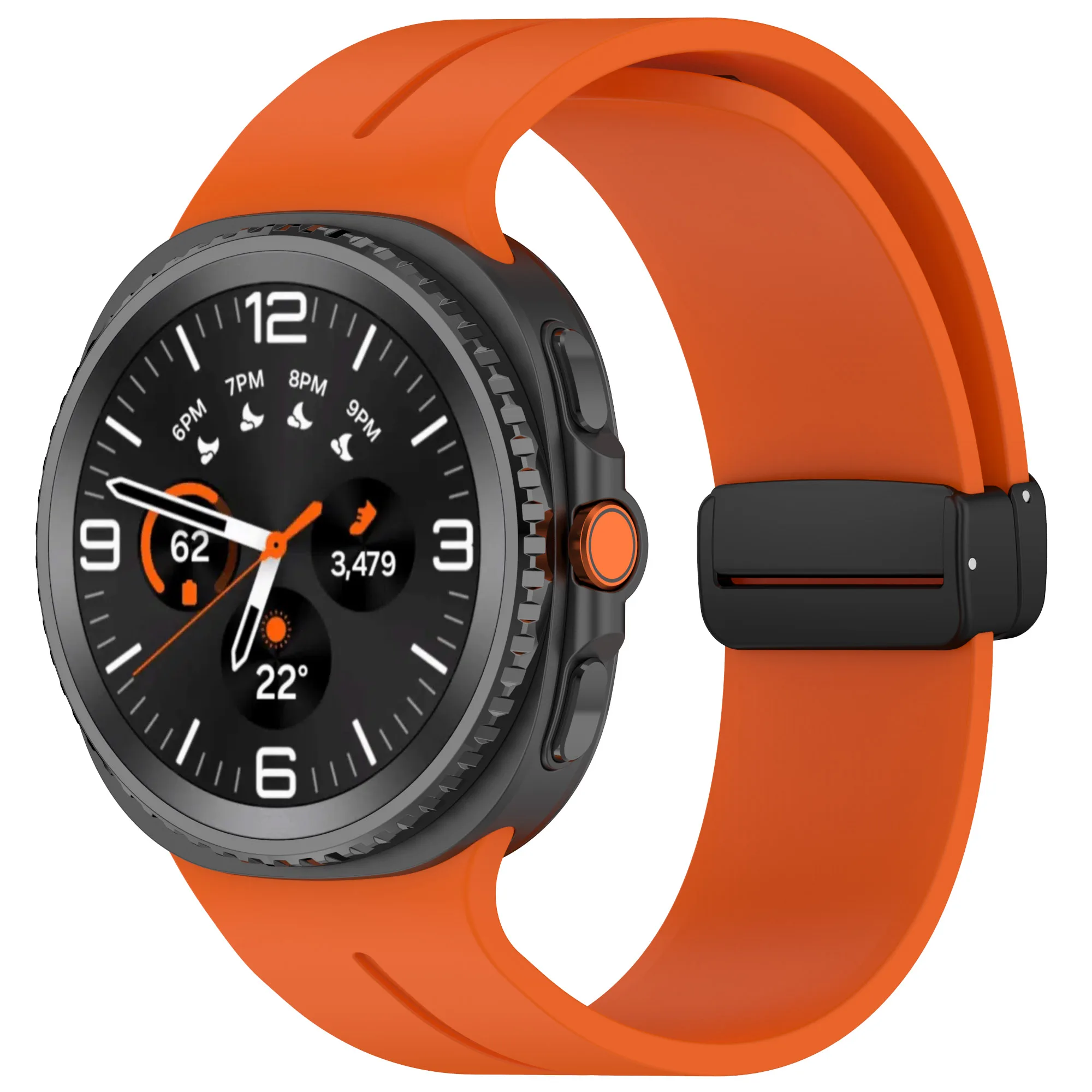 Silikonarmband für Samsung Galaxy Watch 8 9 40mm 44mm Magnetverschluss Uhrenarmband für Samsung Galaxy Watch 8 Classic 46mm Correa – Detail 8
