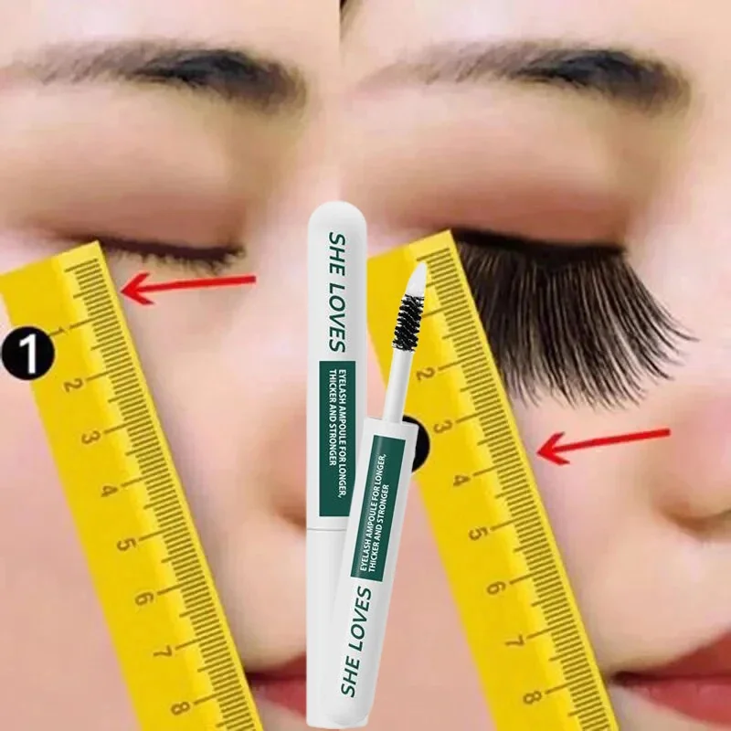 Eyelash Fast Growth Serum 7 Days Natural Curl Slender Thick Eyelash Eyebrow Growth Solution Eyelash Lift Lengthening Cosmetics