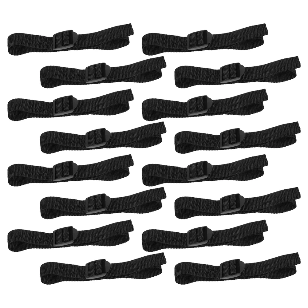 

16pcs Lawn Spike Laces Aerator Shoe Straps for Grass Shoes Adjustable Garden Spikes Sandals Strap Patio Aerating Tools