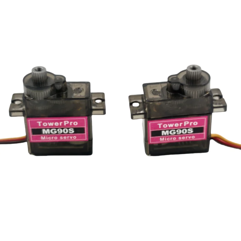 MG90S 9g 90 °   180 °   Micro Servo Metal Gear 4,8 V-6,0 V für RC Hubschrauber Flugzeug Boot Auto Trex 450 RC Roboterarm Verbesserte Teile