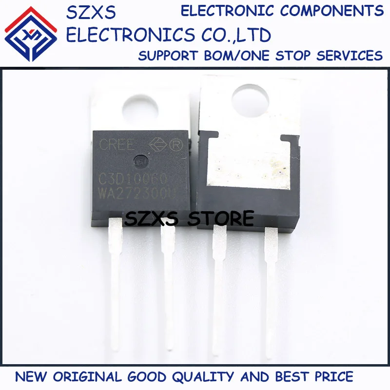 

New Original 10Pcs C3D10060 TO-220-2 600V 10A SIC Silicon Carbide Schottky Diode In Stock Electronic Components Good Quality