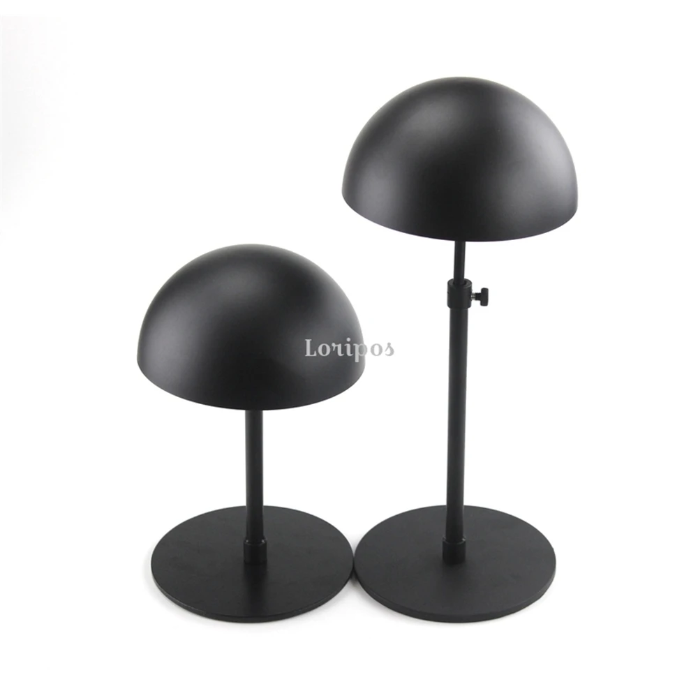 

Black Painted Metal Hat Display Stand Hat Display Rack Stand Hat Stand Cap Holder Wig Display Stand Hat Holder Rack