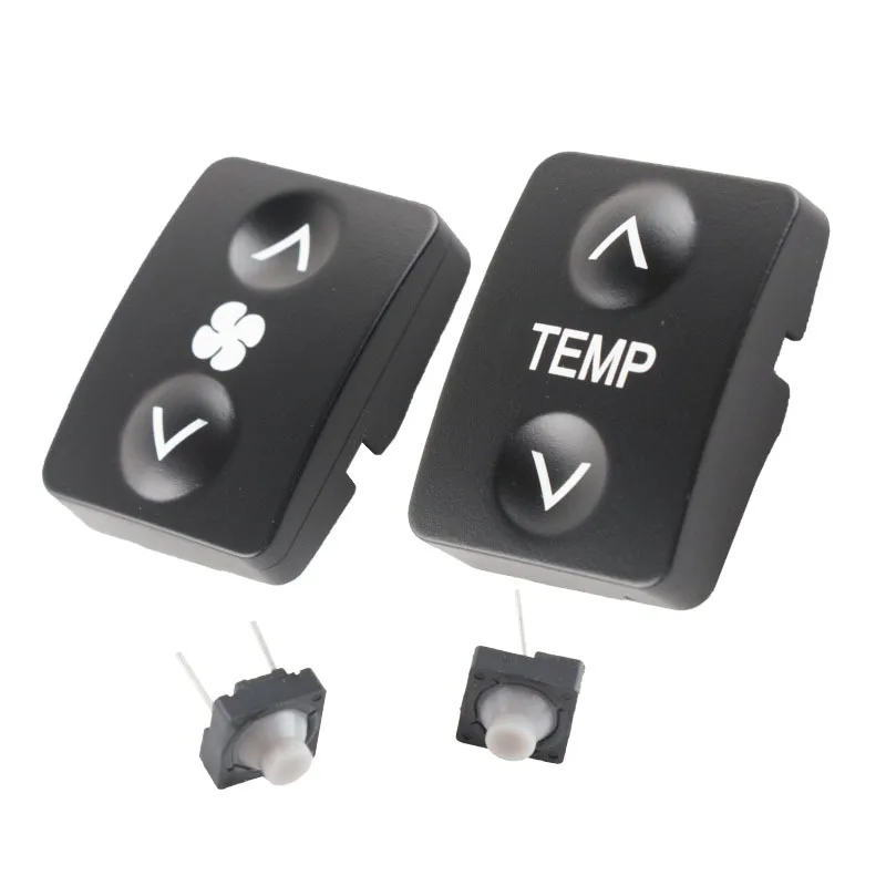 Air Conditioning Panel Switch Button Cover Temperature Control Button Cap Fit For Toyota Corolla 55905-02130 55905-02140