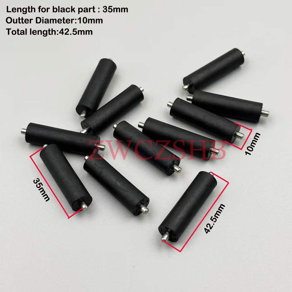 24PCS Allwin Konica 512 Print Head KM512 Rubber Pinch Roller for Human Xuli Yaselan Flora Printer Paper Pressure Roller Wheel