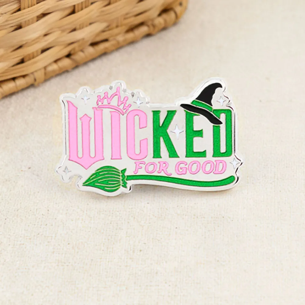 Wicked For the Best Enamel Brooch Broadway Musical Inspired Pin  Witches' Hats Crowns Fantasy Accessories Musical Fans Gift