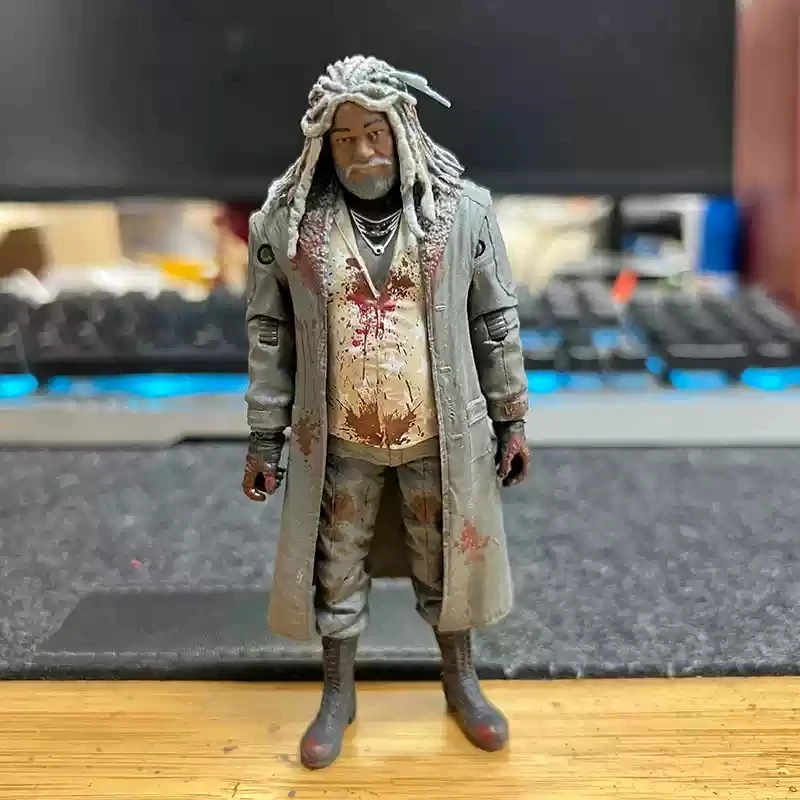 18cm cartoon the dead zombie negan grimes action figure joint doll PVC kids collection dixonmodel toy
