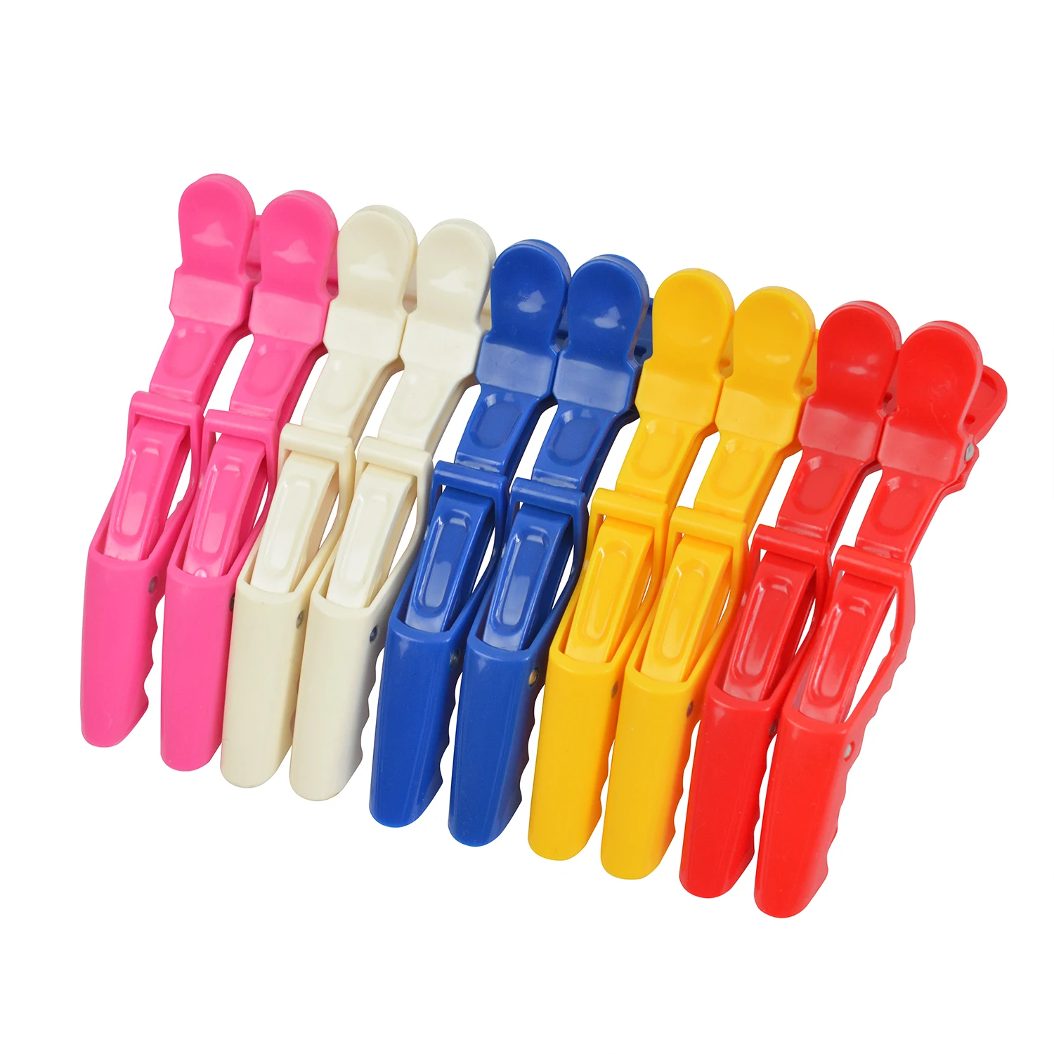 10 Pcs Crocodile Hair Clip Non-Slip Alligator Hair Clamps Clips Professional Hairdressing Styling Tool Black/Mixed Colors