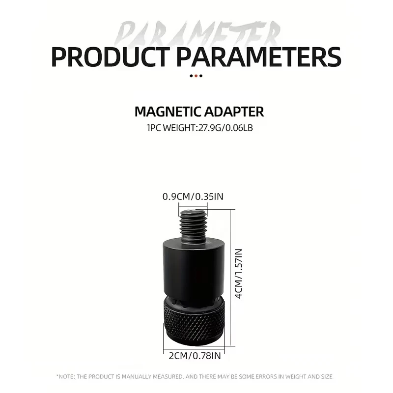 Quick Release Fishing Rod Bracket Adapter (2/3/4pcs) with Built-in Magnet for Bite Alarm - M3/8 Thread