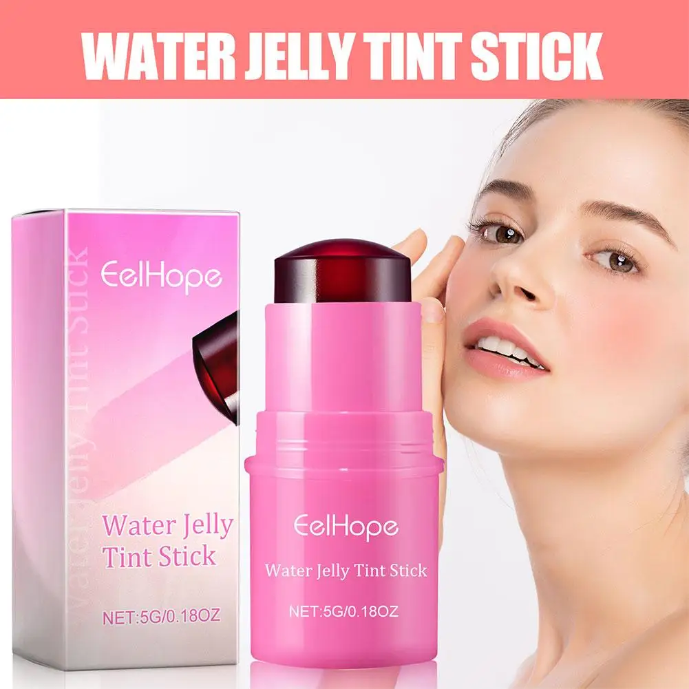 Water Jelly Tint Stick Lipgloss Blush 2-In-1 Getinte Lippenbalsem Water Lippenstift Melk Hydraterende Lipgloss Schoonheid Lippen Tint Make-Up