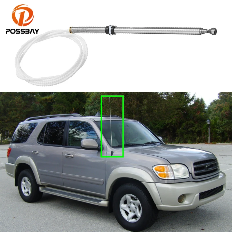 

Car Power Antenna Mast AM/FM Radio Signal Aerials Exterior for Toyota Sequoia SR5 Limited 2001 2002 2003 2004 2005 2006 2007