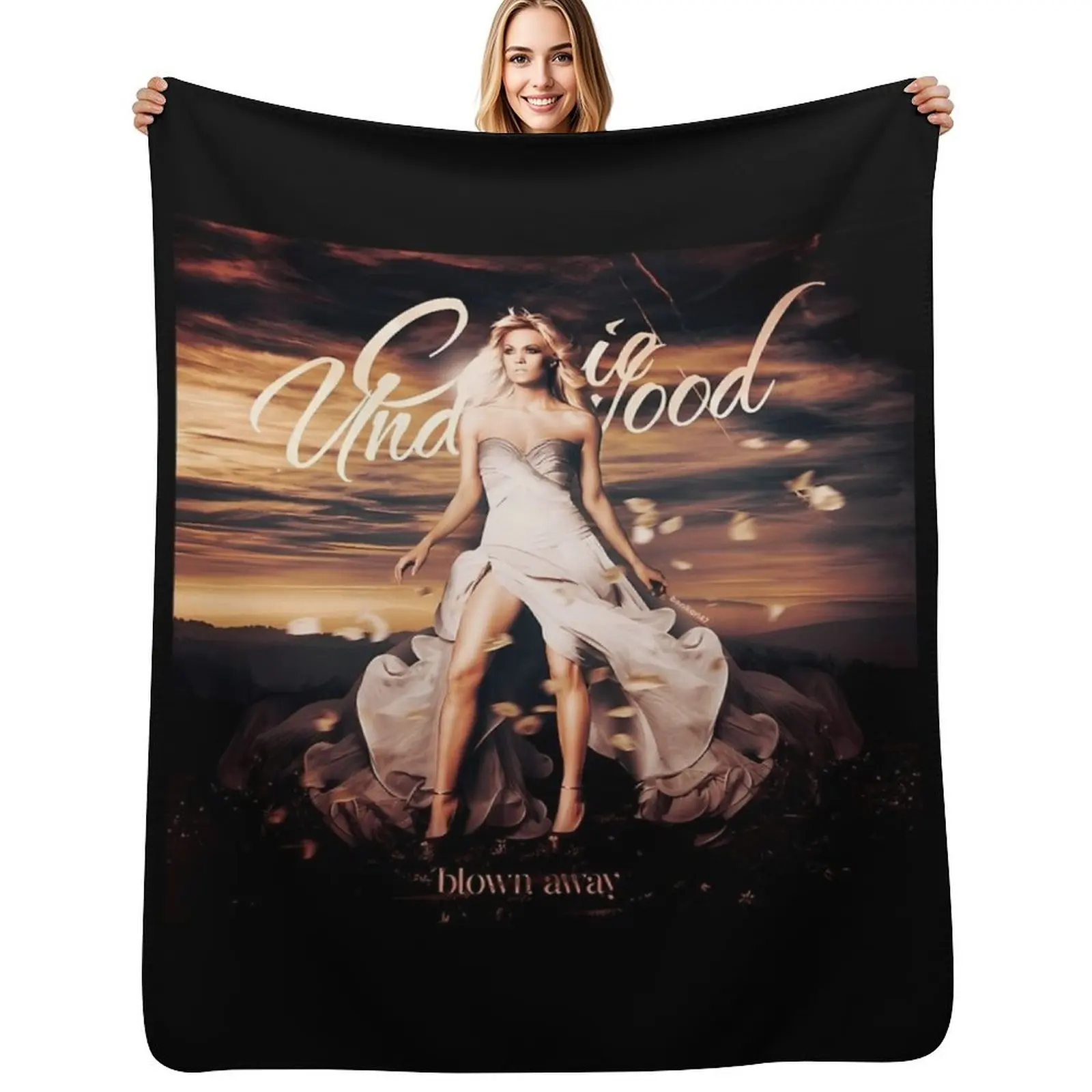 Carrie Vintage - Carrie Denim & Rhinestones Tour 2023 Throw Blanket Sofa Throw Beach sofa bed Sofas Blankets