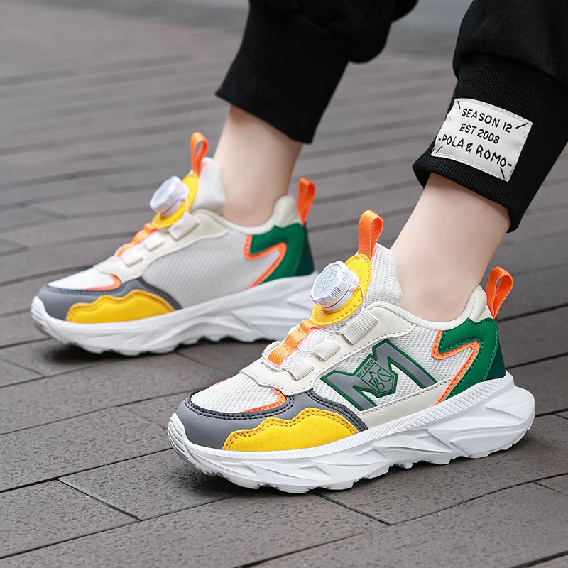 

Hot Sell Children Shoes Size 28-39 Boys Fashion Sneakers Girls Sport Running Shoes Kids Breathable Casual Trainers Outdoor Shoes