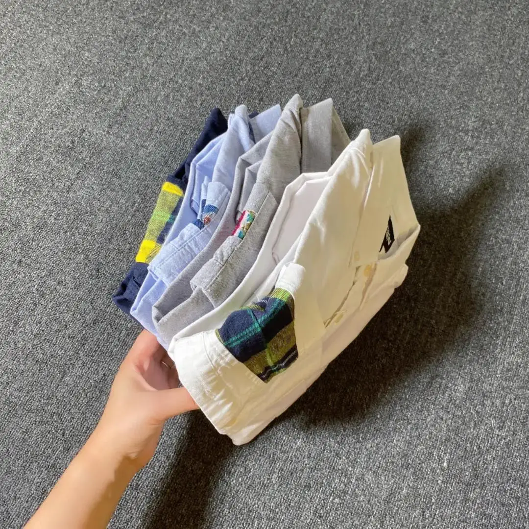 

Стильная мужская повседневная одежда Ox Cotton Long Sve, мягкая, приятная для кожи, удобная, классическая, осенняя одежда со стойкой