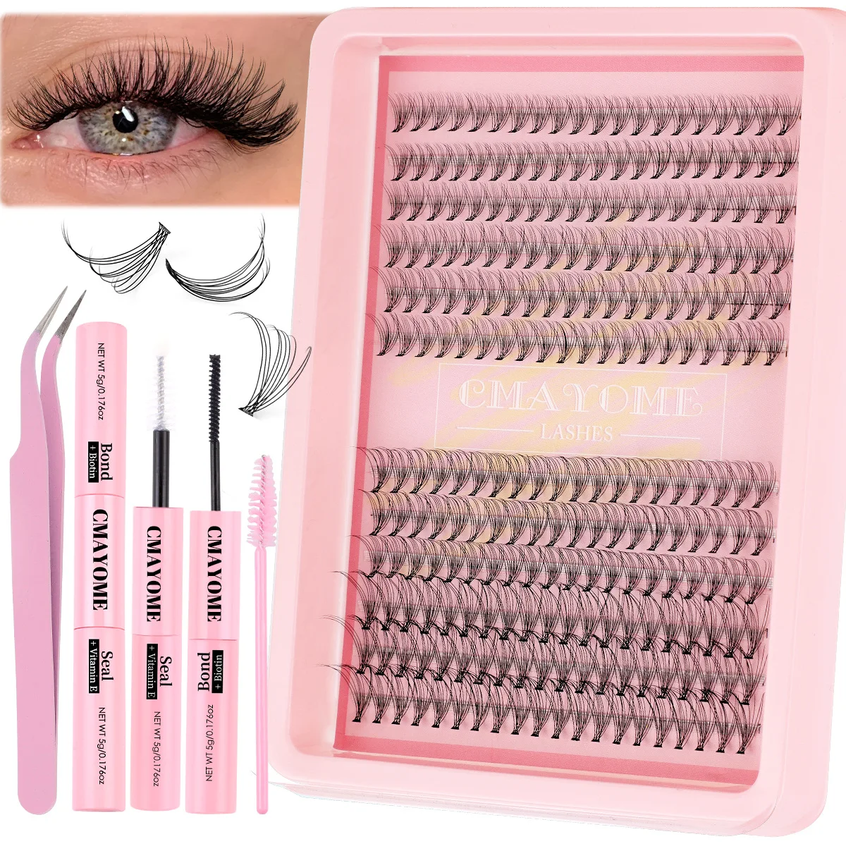 D Song faux cils 10D 20D 30D ensemble mixte vente chaude Extensions de cils pour Mascara Volume