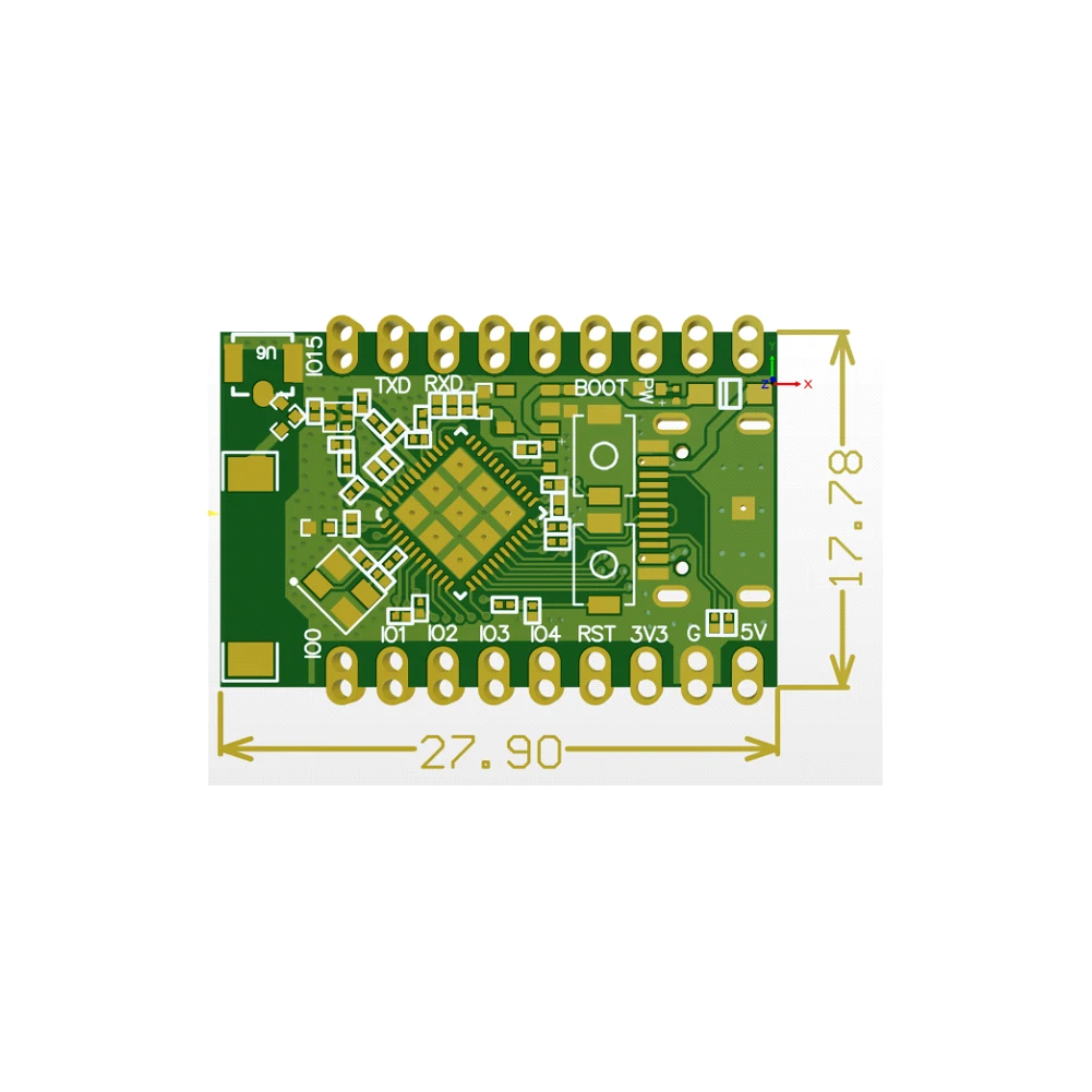 ESP32-C5 Mini Development Board 2.4G+5G Dual Band WiFi 6 Bluetooth 5 Zigbee Thread Low Power Consumption