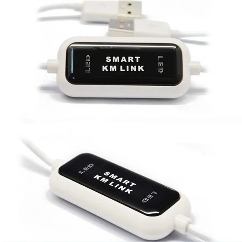 AAAEL-2X USB 2.0 Smart KM Link PC para PC Teclado Mouse Share Sync Data Link Cabo de extensão USB Transferência de arquivos de dados Interruptor USB