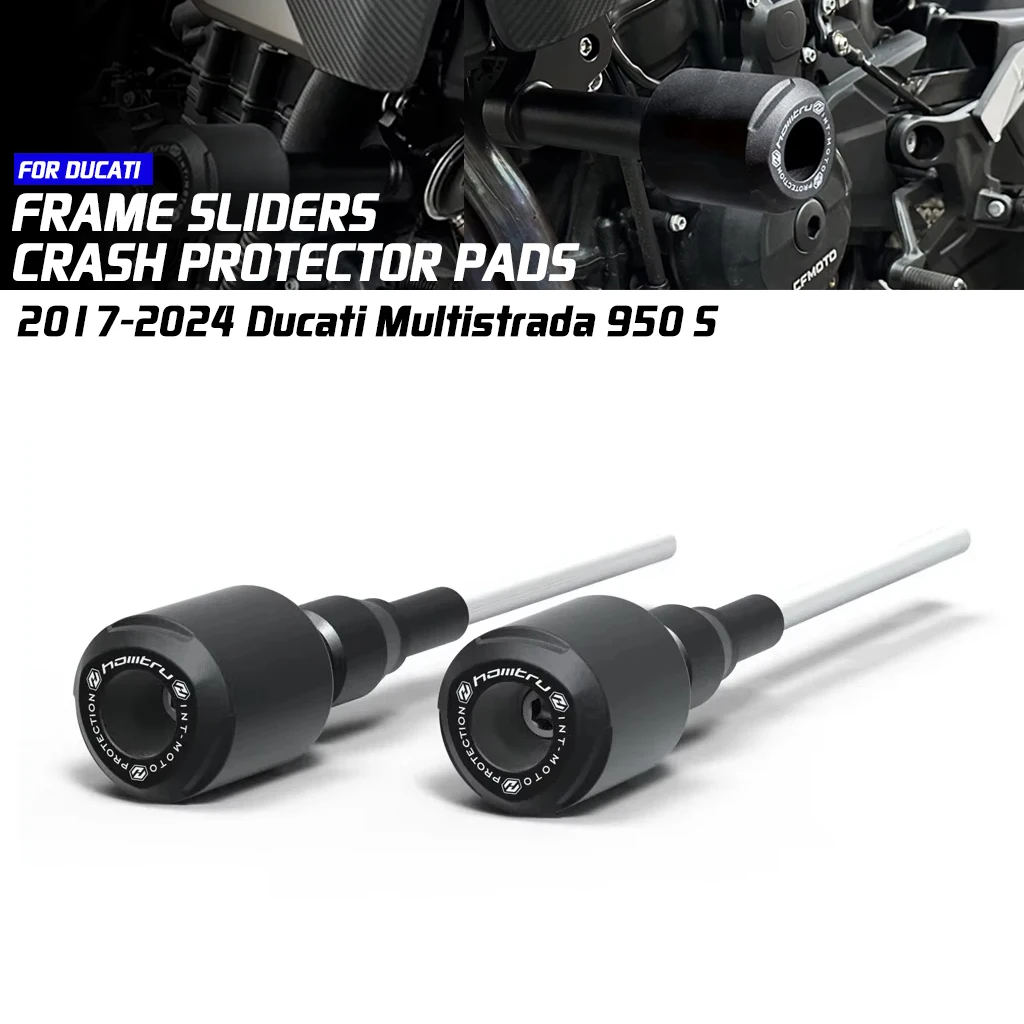 

For 2017-2024 Ducati Multistrada 950 S motorcycle bracket fork axle slider protector engine protection slide valve collision pad