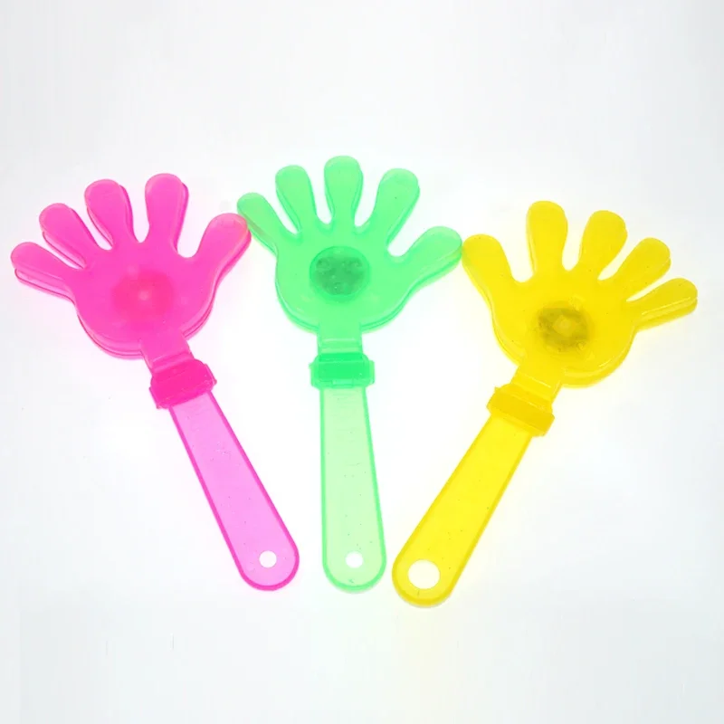 12 Stück Handklöppel, leuchtende LED-Klöppel, Krachmacher, lauter Geräuschmacher, Spielzeug, Klatschspielzeug für Hochzeit, Geburtstag, Party, Gastgeschenke, Zubehör – Detail 1
