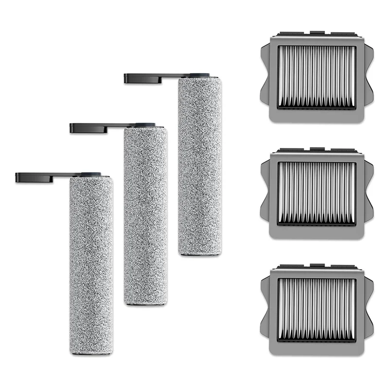 ABLE-สําหรับ Tineco S5 Series เครื่องดูดฝุ่นเปียกแห้งไร้สายเปลี่ยนชุดเปลี่ยนลูกกลิ้งแปรงและตัวกรอง