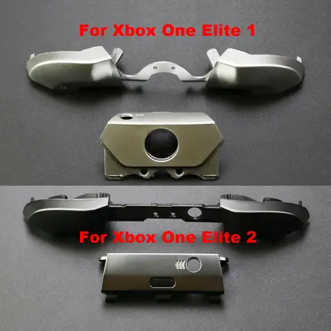 Xbox One Elite 1 2 Elite1 Elite2 컨트롤러 핸들, LB RB 스트립 스위치 배플 실버 브래킷, 단추 스트립, 실버 블랙