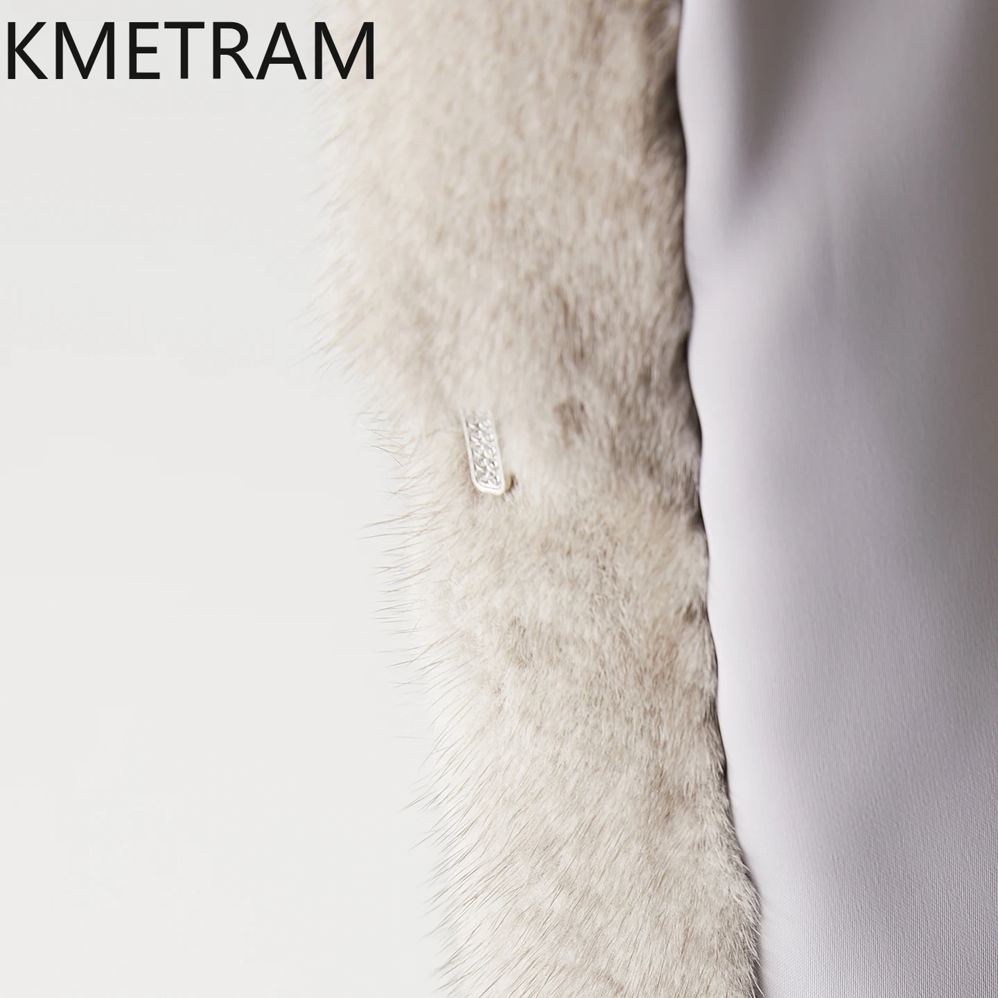 سترة KMETRAM 100% من فرو المنك الطبيعي بالكامل للنساء برقبة على شكل حرف v معطف فرو منك حقيقي شتاء جديد في ملابس خارجية ملابس نسائية 2025 Fourrure #5