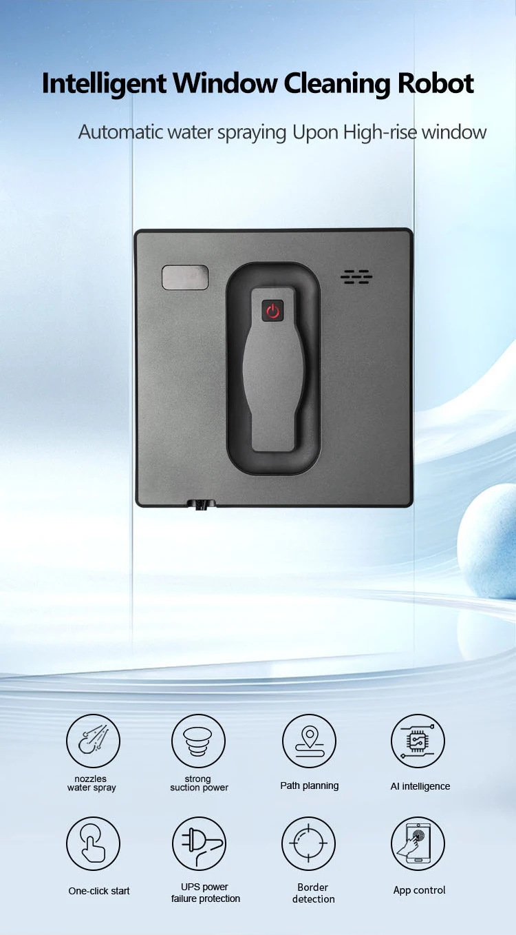 Langou 전기 창 청소기 로봇 지능형 계획 감지 기술