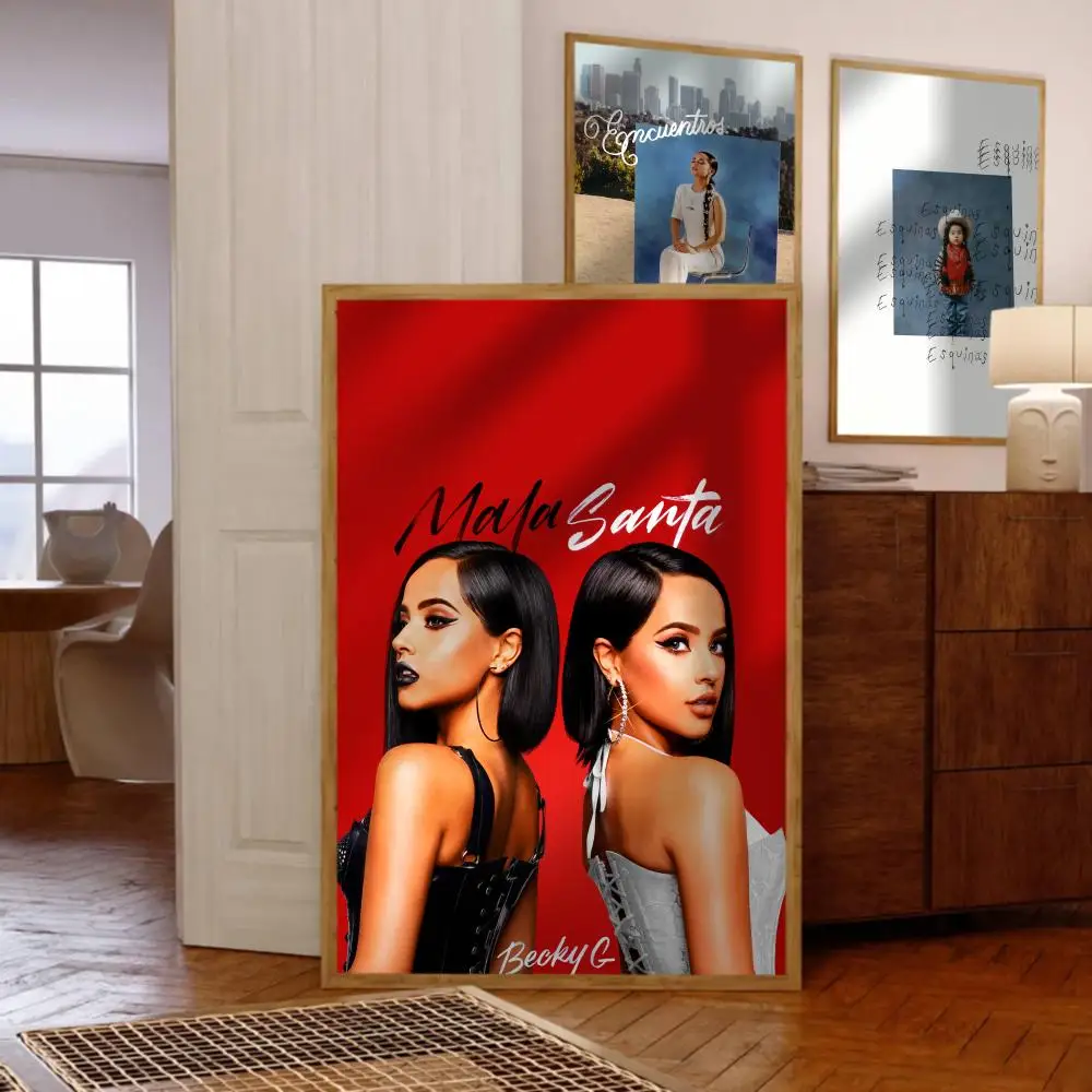 Póster de la portada del álbum de música Encuentros G B-Becky para habitación, pintura en lienzo, arte impreso, decoración de pared del hogar, imagen, regalo
