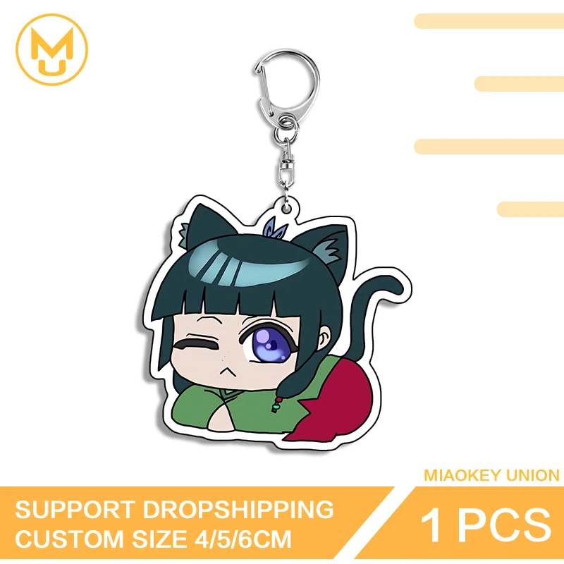 

Lovely Attractive Mini Maomao Acrylic Key Chains Hot Selling Lightweight Creative Accessories Unique Jewelry DIY Decoration