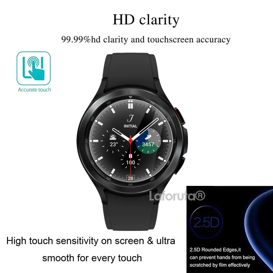 9h gehärtetes Glas für Samsung Galaxy Uhr 4 5 Pro 40/44mm klassische 42/46mm Uhr 3 41/45mm Anti Scrach Film HD Displays chutz folien