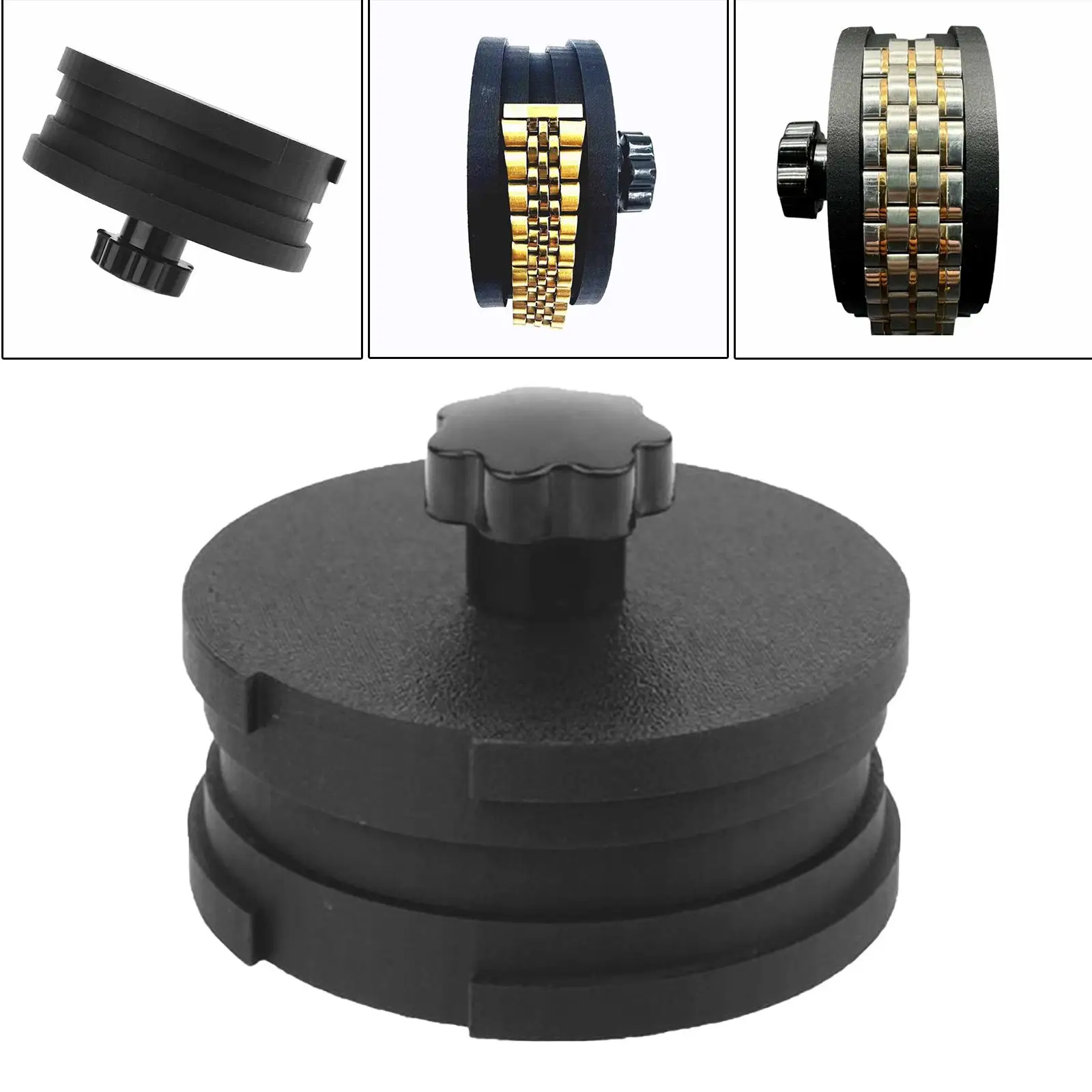 

Приспособление для полировки ремешков и браслетов, вспомогательный инструмент для часовщиков и техников