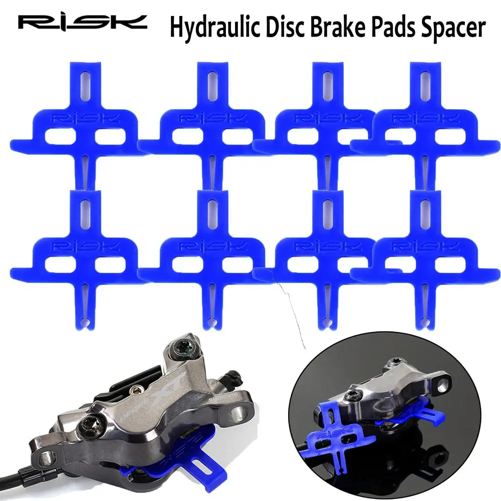 10pcs Hydraulic Plastic Disc Brake Pads Spacer Instert Bicycle Brake Spacer Disc Brakes MTB Bike Parts Bicycle Brake Spacer